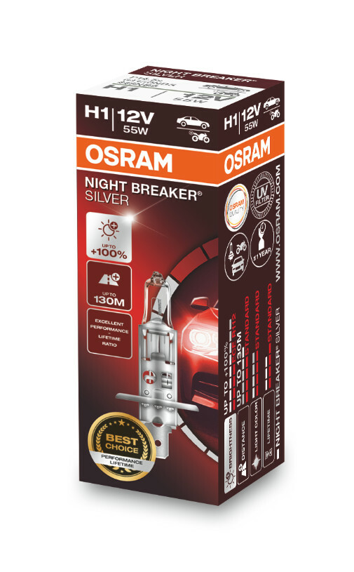 OSRAM H1 Halogen Night Breaker Autolampe 64150NBS CHF 11 95