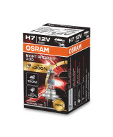 Osram NIGHT BREAKER® 200 H7 + 200%, Halogen 12V, 1er...