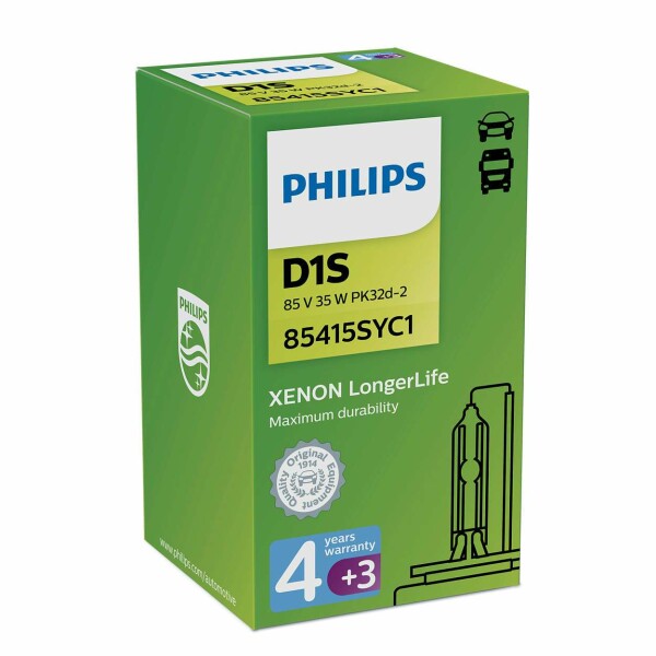 D1S 35W PK32d-2 LongerLife 4300K Xenon 1st. Philips