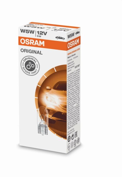 W5W 12V 5W W2,1x9,5d 1st. OSRAM