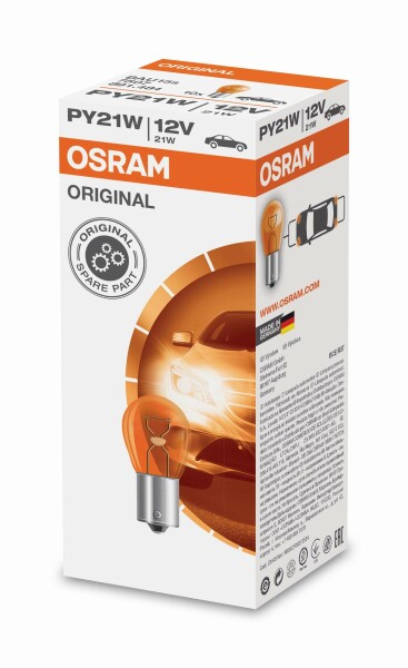 PY21W 12V 21W BAU15s (gelb) 1st. OSRAM