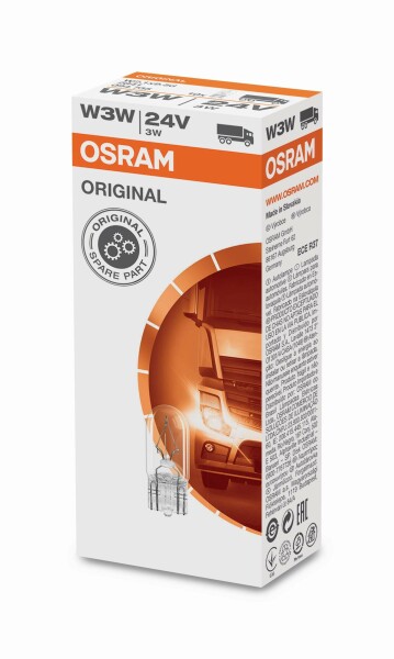 W3W 24V 3W W2.19.5d Original Faltschachtel OSRAM