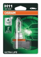 H11 12V 55W PGJ19-2 ULTRA LIFE 4 Jahre Garantie 1St. Blister OSRAM