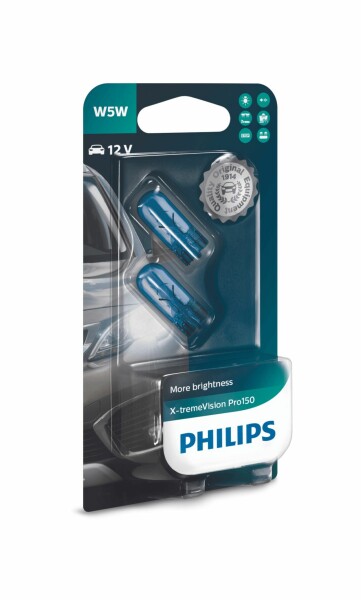 W5W 12V 5W W2,1x9,5d X-tremeVision Pro150 2St. Blister Philips