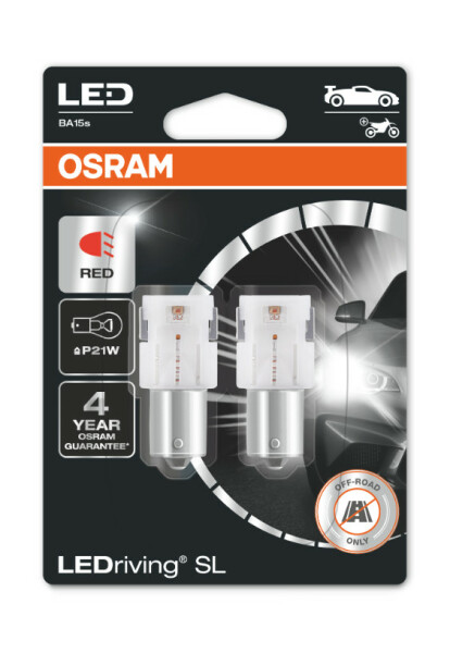 P21W LEDriving SL Red 12V Blister 2 St. OSRAM