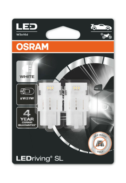 W21W LEDriving SLWhite 6000K 12V Blister 2 St. OSRAM