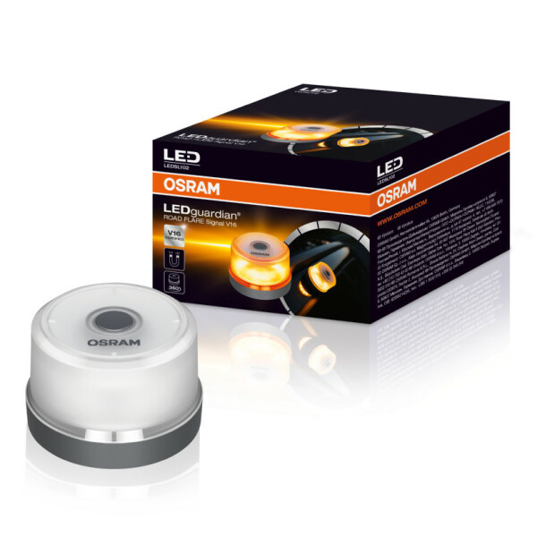 LEDGuardian® Road Flare Signal V16 Warn- Notleuchte / Taschenlampe 1st. OSRAM