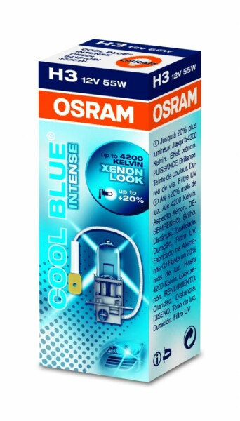 Osram COOL BLUE® INTENSE H3, Halogen 12V, 1er Faltschachtel - 64151CBI