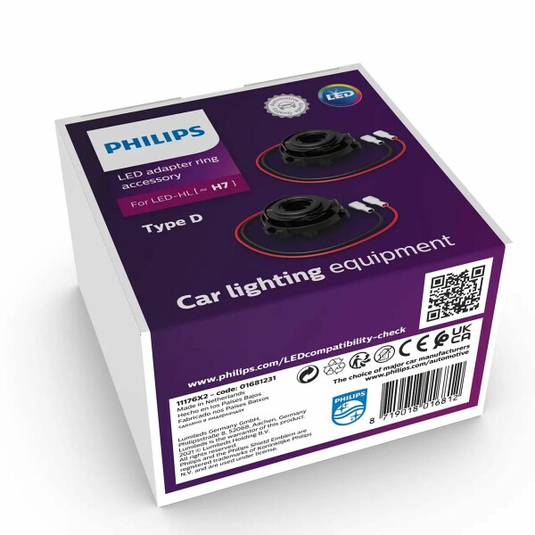 LED Connector rings [H7] Type D - Zubehör für LED HL 2st. Philips