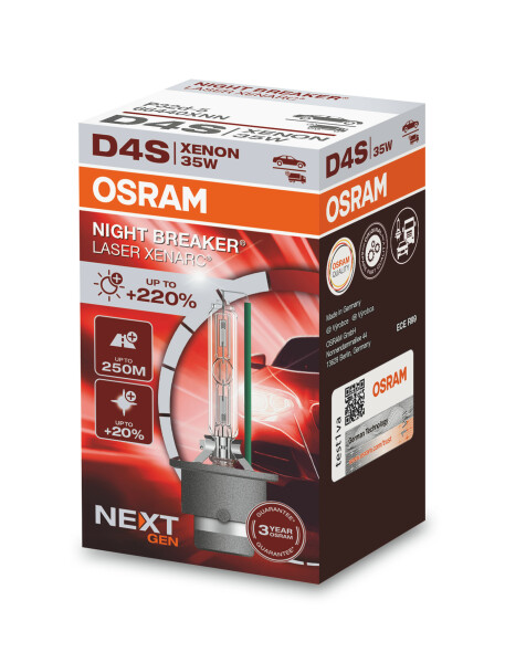 D4S 12/24V XENARC® NIGHT BREAKER® LASER +220% 3 Jahre Garantie* 1 St. OSRAM