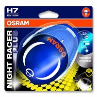 Osram MOTORCYCLE LAMPS H7, Halogen 12V, Einzelblister -...