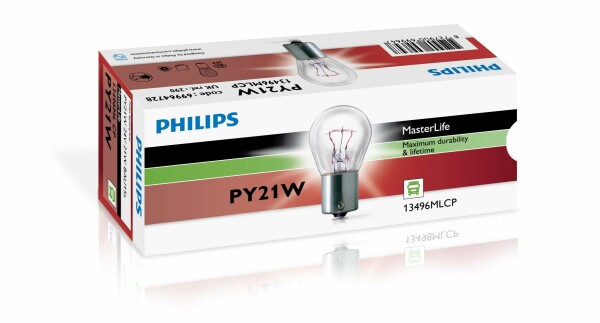 PY21W 24V 21W BAU15s gelb Master Life 1 St. Philips