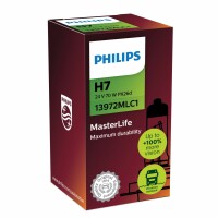 H7 24V 70W PX26d MasterLife max durability & 4x lifetime 1 St. Philips