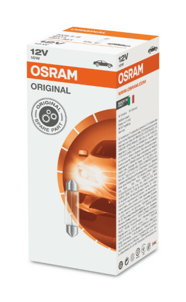 10W 12V SV8,5 43mm Soffitte Lang 1 St. OSRAM