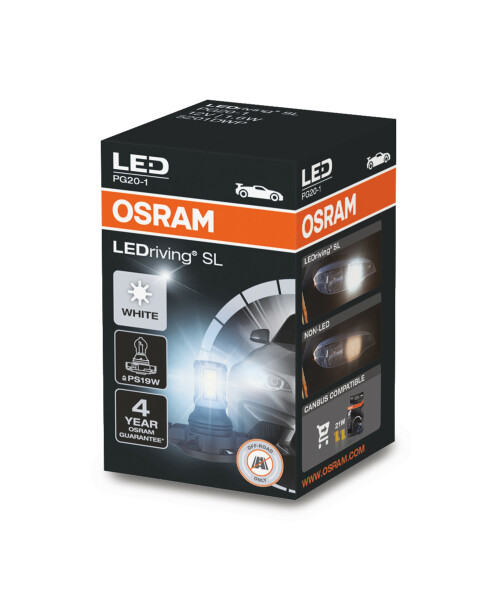 LED PS19W 12V 1,8W PG20-1 Retrofit LED Cool White 6000K NO ECE 1 St. OSRAM