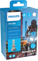 H7 12V 20W PX26d Ultinon Pro6000 LED 5800K Moto mit Straßenzulassung 1St. Philips