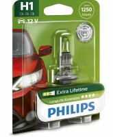 PHILIPS 12258LLECOB1 - H1 12V 55W P14.5s LongLife...