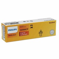 PHILIPS 12598CP - BAX 8.5d/2 1.2W 12V Schwarz/Black...