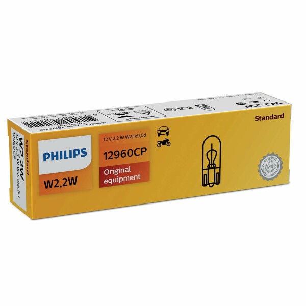 PHILIPS 12960CP - W2.2W 12V 2.2W W2.1x9.5d 1Stk.