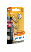 PHILIPS 12961B2 - W5W 12V 5W W2.1x9.5d Vision Blister 2 Stk.