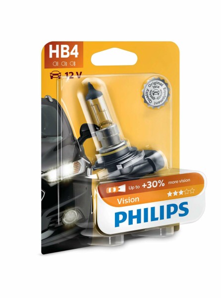 PHILIPS 9006PRB1 - HB4 12V 51W P22d Vision +30% 1 Stk. Blister