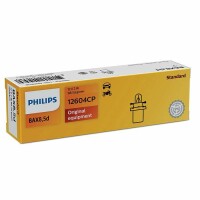 PHILIPS 12604CP - BAX B8.5d 2W 12V Grün/Green 10Stk.