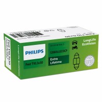 PHILIPS 12860LLECOCP - 10W 12V SV8.5 30mm LongLife...