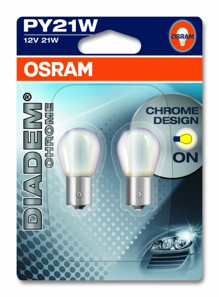 Osram DIADEM® Chrome  PY21W,  12V, Doppelblister - 7507DC-02B