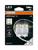 OSRAM 7505DYP-2BL - W21W LEDriving SL Amber 12V Blister 2...