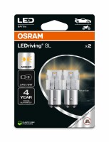 OSRAM 7528DYP-2BL - P21/5W LEDriving SL Amber 12V Blister...