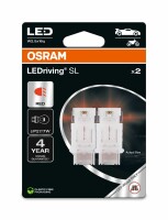 OSRAM 3157DRP-2BL - P27/7W LEDriving SL Red 12V Blister 2...