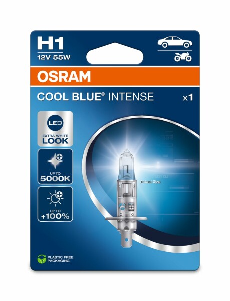 OSRAM 64150CBN-1BL - H1 12V 55W P14.5s Cool Blue INTENSE NextGen. 5000K +100% 1Stk.