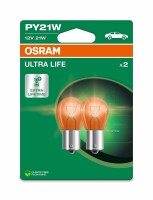 OSRAM 7507ULT-2BL - PY21W 12V 21W BAU15s (gelb) ULTRA...