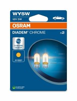 OSRAM 2827DC-2BL - WY5W 12V 5W W2.1x9.5d Diadem Chrome...