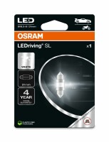 OSRAM 6438DWP-1BL - Festoon (31 mm) LEDriving SL White...