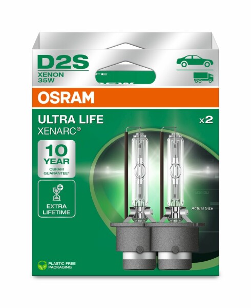 OSRAM 66240ULT-2HB - D2S 35W P32d-2 ULTRA LIFE 10 Jahre Garantie 2Stk.