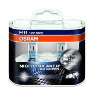 Osram NIGHT BREAKER® UNLIMITED  H11, Halogen 12V,...