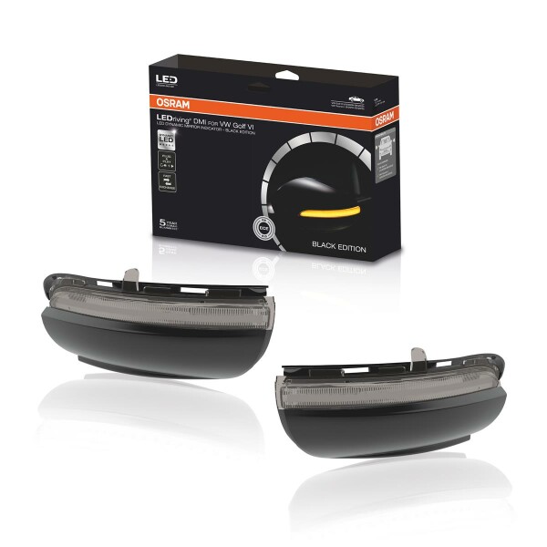 LEDRiving Dynamische LED Spiegelblinker VW Golf VI, VW Touran I - Black Edition