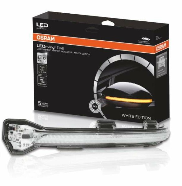 LEDRiving Dynamische LED Spiegelblinker Audi A4 B9, Audi A5 F5 - White Edition