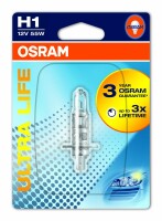 Osram  ULTRA LIFE H1, Halogen 12V, Einzelblister -...