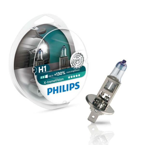 H1 12V 55W  P14,5s X-treme Vision +130% 2st. Philips