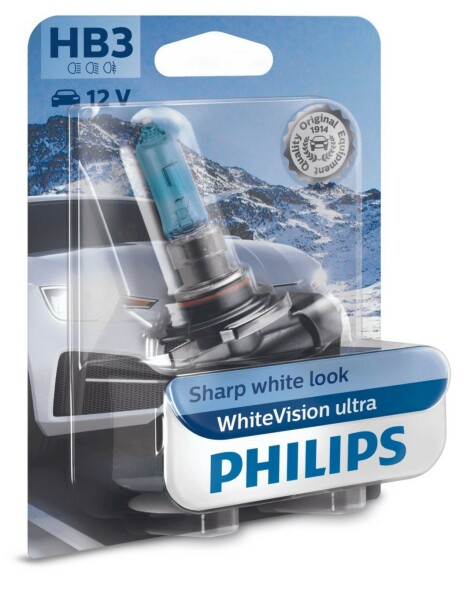 HB3 12V 60W P20d WhiteVision Ultra 1St. Philips