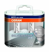 Osram SILVERSTAR® 2.0   H11, Halogen 12V, DUOBOX -...