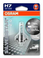 Osram SILVERSTAR® 2.0   H7, Halogen 12V,...